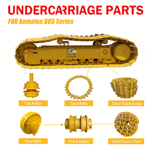 อะไหล่ช่วงล่างรถดันดินโคมัตสึ D85 ชุดโซ่และรองเท้าตีนตะขาบ ลูกกลิ้งล่าง สprocket ล้อหน้า ลูกกลิ้งนำหน้า ลูกกลิ้งบน - Product Image 2