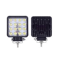 Sm12316 48W Projecteur de Travail LED 16x3W 6000K IP67 Combo Flood Spot 10-30V Approuvé EMC Aluminium Moulé sous Pression Garantie 2 Ans
