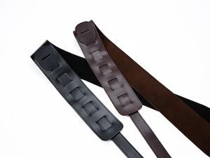 110-130cm lange PU lederen akoestische folk elektrische basgitaarriem, verstelbare gitaarband - Product Image 6