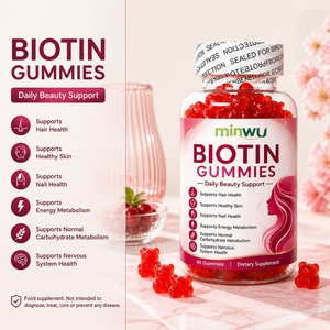 Gomitas de Biotina para el <span class=keywords><strong>Crecimiento</strong></span> del Cabello, Belleza y Uñas Radiantes para Mujeres Negras - Vitaminas para Adultos - Product Image 2