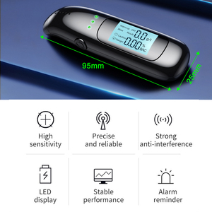 Kỹ Thuật Số Lớn Đèn Nền LED Hiển Thị Lái Xe Say Rượu Detector Với Bán Dẫn Loại Cảm Biến Rượu Cồn Rượu <span class=keywords><strong>Tester</strong></span> - Product Image 2