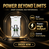 Station de recharge DC intégrée pour véhicules électriques 240 kW, chargeur rapide CCS2 monté au sol, certifié CE, 400 V Plus 350 A