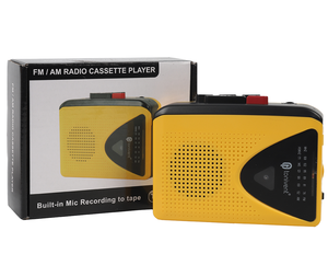 Lettore e Registratore di Cassette <span class=keywords><strong>Stereo</strong></span> Retrò con Radio AM/FM e Altoparlante Integrato, Alimentato a Batteria, Supporta la Registrazione su <span class=keywords><strong>Cassetta</strong></span> - Product Image 1