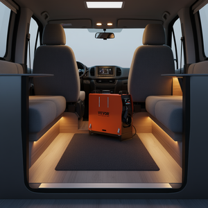 Chauffage au diesel Vevor 12V 5KW avec application Bluetooth, écran LCD, portable pour voiture, camping-car et chauffage intérieur - Product Image 2
