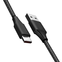 Venta al por mayor 1m 2m 3M Logo OEM Cable Usb Tipo-C Cable de datos de carga rápida Cable USB trenzado Tipo C Cargador rápido