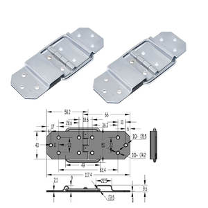 Charnière de maintien de couvercle pour flight case FAYSHING avec support de couvercle FS5055 - Product Image 4