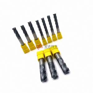 Fraise à queue en carbure de tungstène massif à 2, 3 ou 4 dents, fraise à défoncer, fraise à queue sphérique, Chine - Product Image 4