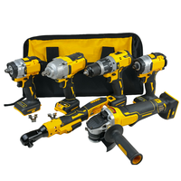 Offre Spéciale : Kit d'outils sans fil 9-en-1 DeWalt 20V avec tournevis, meuleuse, clé à chocs, perceuse, 2 batteries et chargeur