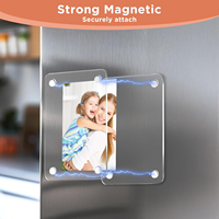 Lot de 20 mini cadres photo magnétiques en acrylique transparent double face sans cadre, durables, 6x9 cm – Vente Flash