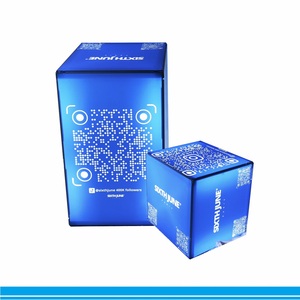 Caja de luz LED de cubo para publicidad/cajas de luz LED súper delgadas, perfil de aluminio