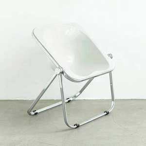 Fábrica al por mayor PC transparente <span class=keywords><strong>Aldi</strong></span> silla plegable Silla <span class=keywords><strong>de</strong></span> comedor sala <span class=keywords><strong>de</strong></span> lectura silla plegable - Product Image 3