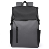 Nueva Mochila para Portátil de Estilo Simple, Impermeable, con Revestimiento Oxford, de PU de Lujo, con Múltiples Bolsillos, para la Universidad, la Escuela o el Trabajo