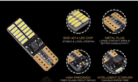 Ampoules LED T10 Super Lumineuses 194 501 W5W 24 SMD 4014 Canbus Sans Erreur DC 12V Universelles Homologuées CE RoHS pour Éclairage Intérieur Automobile