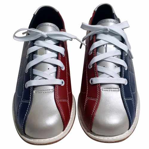 Scarpe Da Bowling Donna Leggere Con Pizzo - Suola Scivolante Sinistra/Gomma Destra, Traspiranti