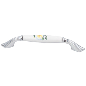 Classique <span class=keywords><strong>Porcelaine</strong></span> Chrome Meubles Poignées Tiroir Décoratif <span class=keywords><strong>En</strong></span> Céramique Armoire <span class=keywords><strong>De</strong></span> Cuisine <span class=keywords><strong>Poignée</strong></span> <span class=keywords><strong>De</strong></span> <span class=keywords><strong>Porte</strong></span> - Product Image 5