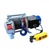 Treuil électrique de levage en acier inoxydable chinois pour entrepôt d'usine, 220V, 1 tonne, avec télécommande sans fil