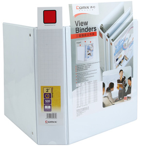 Comix View Binder 2 Inch 500 Sheets A4 Preservation File <b>Plastic</b> D Clamp <b>Folder</b> - Product Image 2