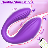 Neuer APP-Ferngesteuerter Umweltfreundlicher Silikon-Vibrator IPX7 Wasserdicht 10 Modi Bluetooth G-Punkt Klitoris-Stimulator