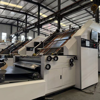 Machine à plastifier à grande vitesse intelligente HRB-1450G de flûte avec la grande vitesse