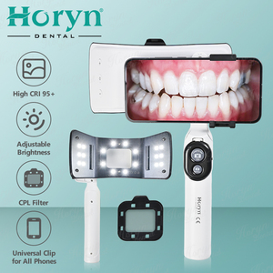 Lampe LED Professionnelle Horyn pour Photographie Dentaire, Contrôle Bluetooth, Luminosité Réglable, Équipement Photo pour Traitements Dentaires - Product Image 1