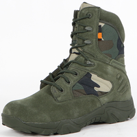 Semelle intérieure en PU personnalisable OEM, chaussures tactiques DMs durables et respirantes, bottes de jungle en cuir avec logo personnalisé, chaussures tactiques