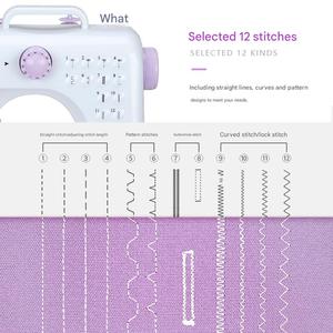 Máquina DE COSER eléctrica portátil con adaptador y estuche de transporte para sastres y Estudiantes en movimiento - Product Image 5