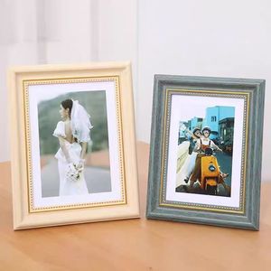 Cornice Fotografica Rettangolare in Resina PS Stile Americano, Classica Europea Retrò, 6, 7, 8, 10 Pollici, A4, da Tavolo per Matrimoni - Product Image 2