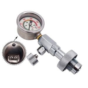 Manomètre de vérification de pression pour équipement de plongée sous-marine en acier inoxydable haute pression 400 bars, test de réservoir SCBA, régulateurs de valve DIN - Product Image 2
