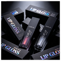 Boîte à gloss à lèvres avec impression UV en relief, logo holographique personnalisé, emballage pour rouge à lèvres, boîtes cosmétiques vides pour lèvres, vente chaude