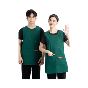 Delantales Unisex Simples Personalizados Resistentes al Agua y al Aceite de Poliéster/Algodón para Uso en Restaurantes y Bares, Ropa de Trabajo para Adultos - Product Image 3