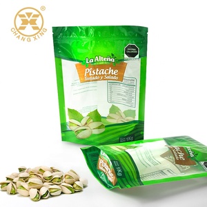 Bao Bì Thực Phẩm Emblages Alimentaire Túi Thực Phẩm Lớp <span class=keywords><strong>Zip</strong></span> Khóa Túi Nhựa Trong Suốt Đứng Lên Nut <span class=keywords><strong>Pouch</strong></span> Với Cửa Sổ - Product Image 2