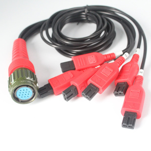 INJ-8B ultrasonik yakıt enjektörü temizleme makinesi uyumlu 6PIN için 14PIN darbe kablosu için araç teşhis aracı pil test cihazı - Product Image 2