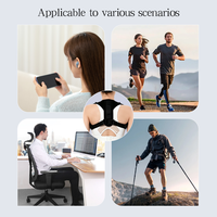 Correcteur de posture dorsal réglable, soutien confortable pour les épaules, pour femmes et hommes, correction efficace de la cyphose pour la vie quotidienne