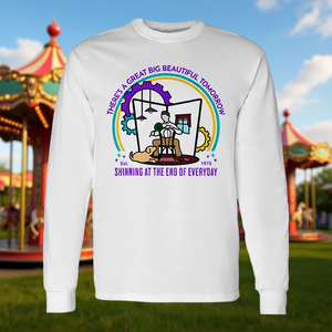 Camiseta de manga larga con diseño de carrusel de parque de atracciones There's A Great Big Beautiful Tomorrow - Product Image 3