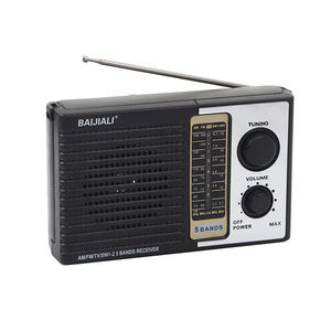 Factory Retro Plastic Portable AM FM SW 5 Band Radio Rechargeable 70dB HiFi <b>Speaker</b> USB Power Home Outdoor <b>Mini</b> Audio Player - Product Image 1