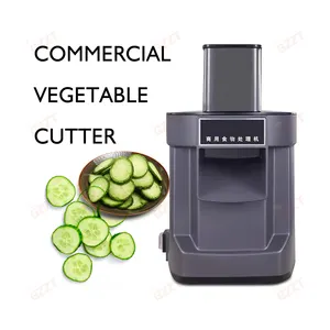 Restaurante Hotel profesional eléctrico cortador de frutas y verduras máquina trituradora de corte en cubitos procesador de alimentos multiusos
