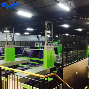 Профессиональный детский батут для гимнастики, крытый батутный парк с блоками из поролона от производителя - Product Image 3