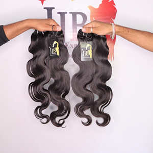 มัดผมหยักศกสำหรับวัดในอินเดียผมดิบที่ยังไม่ผ่านกระบวนการผู้ขายผมบริสุทธิ์แบบเดี่ยว - Product Image 1