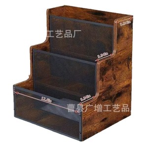 Estante de madera para discos de vinilo de 3 niveles, almacenamiento de madera maciza para exhibir vinilos y CD, decoración del hogar - Product Image 5