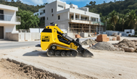 Nouvelle Arrivée 2026 - Chargeuse compacte sur pneus Cougars CG827 1000 kg 25 CV Diesel EPA avec rétrocaveuse Euro 5