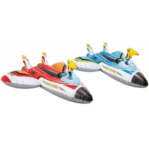 INTEX 57536 combat spaceship mount inflatable children's mount water play toy with water gun combat spacecraft