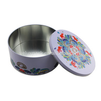 Fournisseur de boîtes de chocolat en Chine Boîte à thé ronde de luxe personnalisée écologique Boîte en fer blanc Emballage de boîte de conserve de café et de chocolat