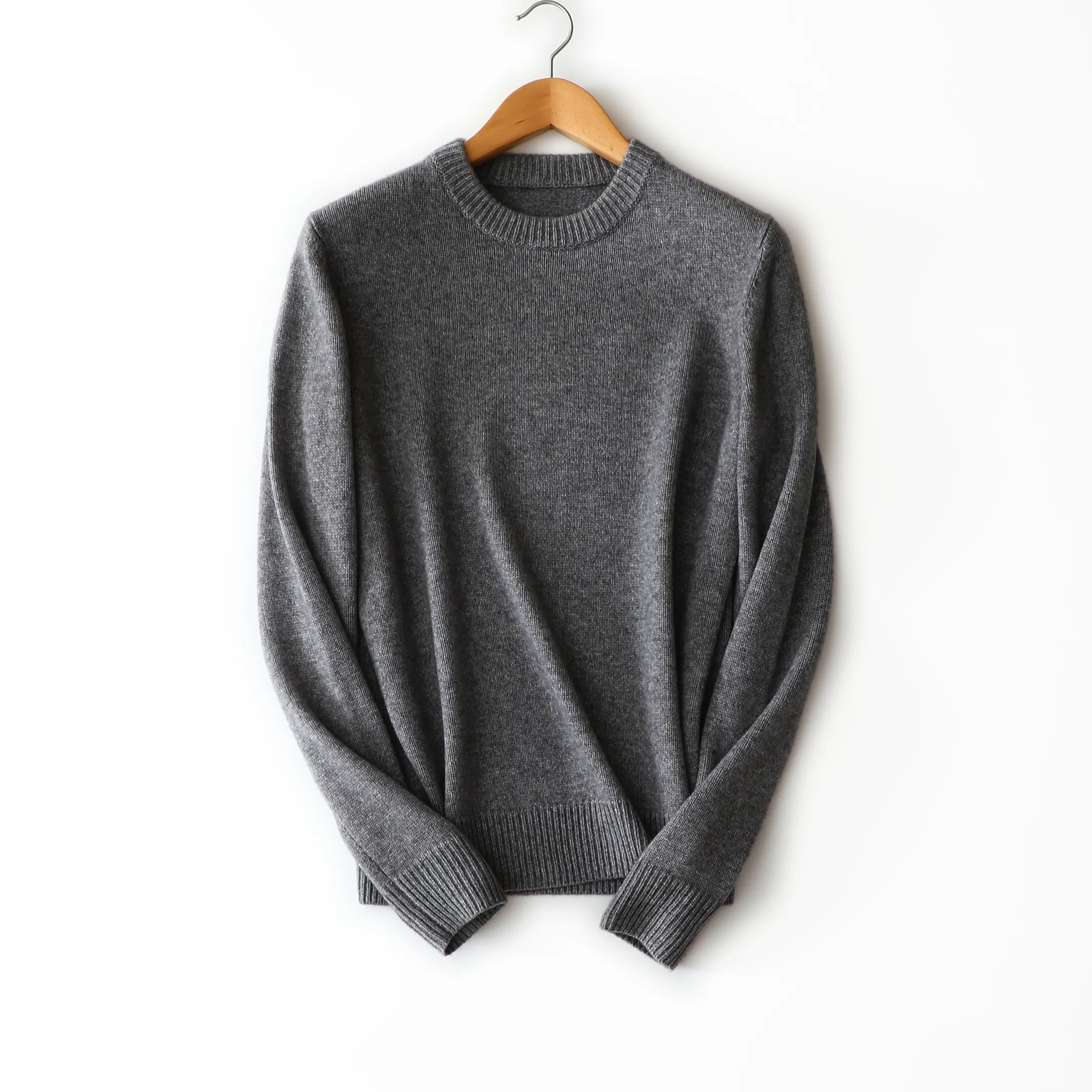 Winter 100% pure cashmere pullover sweater men's crew neck jumpers cashmere sweater men