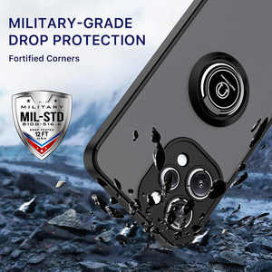Originale pelle opaca custodia per telefono cellulare per <span class=keywords><strong>Redmi</strong></span> <span class=keywords><strong>12</strong></span> 4g <span class=keywords><strong>Note</strong></span> <span class=keywords><strong>12</strong></span> 360 cavalletto di rotazione antiurto Cover posteriore - Product Image 5