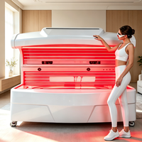 Lit de luminothérapie motorisé commercial avec LED de qualité médicale 633nm/810nm/850nm/940nm, alimentation OEM d'usine