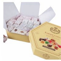 Boîte de dattes sèches enduites de noix transparentes rassemblant un emballage sucré personnalisé Boîte de chocolat aux œufs du Ramadan