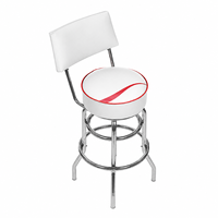 Tabouret de bar moderne à hauteur de comptoir, très vendu, avec structure solide et siège rembourré, idéal pour restaurant, café, bar à domicile, pub