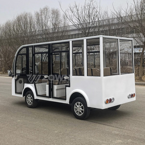 Voiture électrique de tourisme, carrosserie ouverte ou fermée en option, sièges confortables, pour parcs d'attractions, zoos, sites touristiques et voyages. - Product Image 3