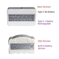 Réinitialiseur de puce rechargeable C9345 à utilisations illimitées, outil de réinitialisation de réservoir d'encre usagée pour imprimantes Epson séries L, séries ET, séries WF