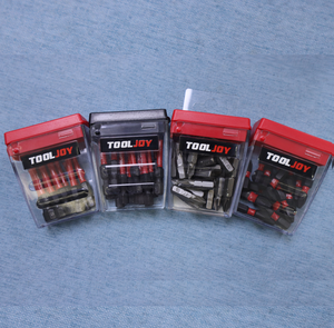 TOOLJOY di alta qualità industriale acciaio torsione S2 25mm Set di punte di impatto cacciavite magnetico scatola di plastica OEM - Product Image 2